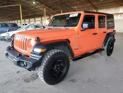 Salvage cars for sale at Phoenix, AZ auction: 2019 Jeep Wrangler Unlimited Sport