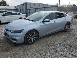 Chevrolet salvage cars for sale: 2017 Chevrolet Malibu LT