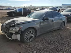 Salvage cars for sale at Phoenix, AZ auction: 2024 Infiniti Q50 Luxe