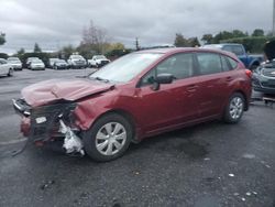 Salvage cars for sale from Copart San Martin, CA: 2016 Subaru Impreza