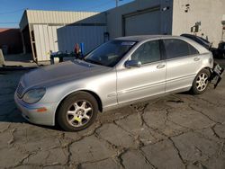 Salvage cars for sale at Sun Valley, CA auction: 2002 Mercedes-Benz S 430