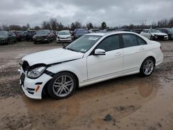 Mercedes-Benz salvage cars for sale: 2014 Mercedes-Benz C 300 4matic