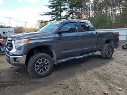 Salvage trucks for sale at Lyman, ME auction: 2014 Toyota Tundra Double Cab SR