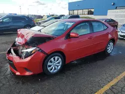 Toyota Corolla Vehiculos salvage en venta: 2014 Toyota Corolla L