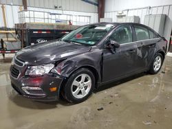 Salvage cars for sale at West Mifflin, PA auction: 2016 Chevrolet Cruze Limited LT