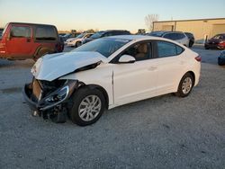 Salvage cars for sale at Kansas City, KS auction: 2017 Hyundai Elantra SE