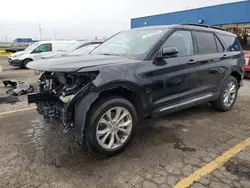 Salvage cars for sale at Woodhaven, MI auction: 2024 Ford Explorer XLT