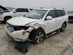 Salvage cars for sale from Copart Haslet, TX: 2012 Toyota Highlander Limited