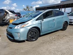 Salvage cars for sale at Riverview, FL auction: 2015 Toyota Prius