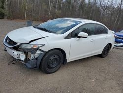 Honda salvage cars for sale: 2014 Honda Civic LX