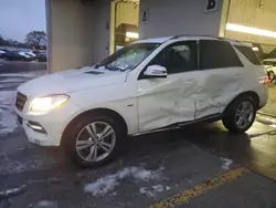 Mercedes-Benz m-Class salvage cars for sale: 2012 Mercedes-Benz ML 350 4matic