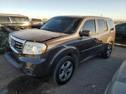 Salvage cars for sale at Tucson, AZ auction: 2013 Honda Pilot EX