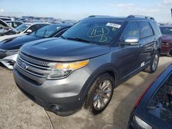 Salvage cars for sale at Riverview, FL auction: 2014 Ford Explorer Limited