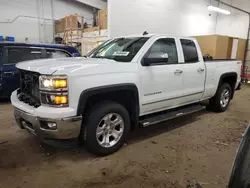 Salvage trucks for sale at Ham Lake, MN auction: 2014 Chevrolet Silverado K1500 LTZ