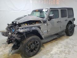 Salvage cars for sale at Houston, TX auction: 2023 Jeep Wrangler Sahara 4XE