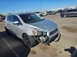 Salvage cars for sale from Copart Phoenix, AZ: 2012 Chevrolet Sonic LT