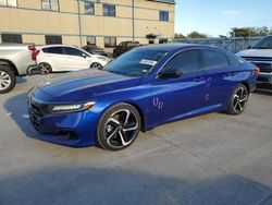 2021 Honda Accord Sport en venta en Wilmer, TX