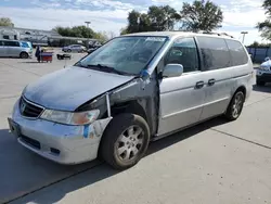 Salvage cars for sale from Copart Sacramento, CA: 2003 Honda Odyssey EX