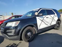 Vehiculos salvage en venta de Copart Colton, CA: 2016 Ford Explorer Police Interceptor