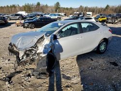 Salvage cars for sale at Candia, NH auction: 2018 Toyota Corolla L