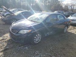 Salvage cars for sale from Copart North Billerica, MA: 2013 Toyota Corolla Base