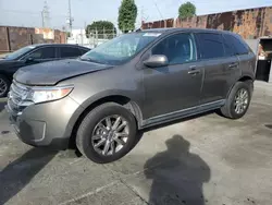 Salvage cars for sale at Wilmington, CA auction: 2013 Ford Edge SEL