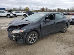 Salvage cars for sale at Columbus, OH auction: 2015 Honda Civic SE