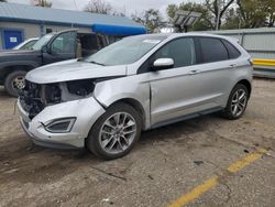 Salvage cars for sale at Wichita, KS auction: 2018 Ford Edge Sport