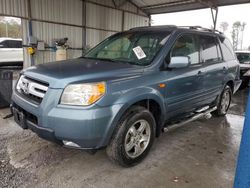 Salvage cars for sale at Cartersville, GA auction: 2007 Honda Pilot EXL