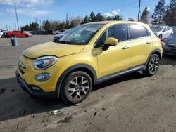 Salvage cars for sale at Denver, CO auction: 2016 Fiat 500X Trekking