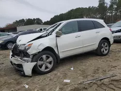 Salvage cars for sale at Seaford, DE auction: 2010 Acura MDX Technology