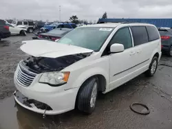 Salvage cars for sale at Woodhaven, MI auction: 2013 Chrysler Town & Country Touring