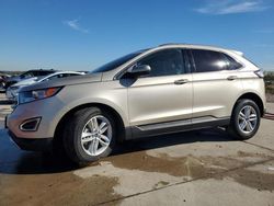 Salvage cars for sale at Grand Prairie, TX auction: 2018 Ford Edge SEL