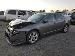 Salvage cars for sale at Sacramento, CA auction: 2012 Ford Fusion SE