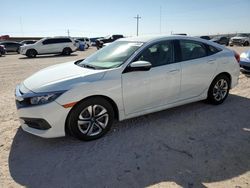 Salvage cars for sale at Andrews, TX auction: 2017 Honda Civic LX