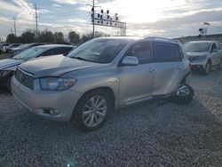 Salvage cars for sale at Columbus, OH auction: 2008 Toyota Highlander Hybrid Limited