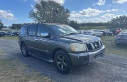 Nissan salvage cars for sale: 2005 Nissan Armada SE