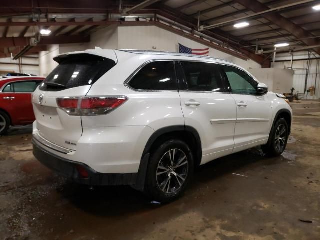 2016 Toyota Highlander XLE