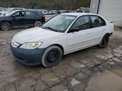 Honda salvage cars for sale: 2005 Honda Civic LX