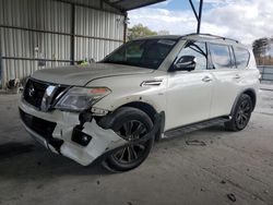 Salvage cars for sale at Cartersville, GA auction: 2018 Nissan Armada Platinum