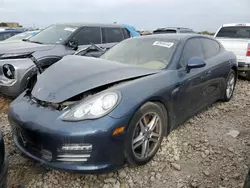 Salvage cars for sale at Grand Prairie, TX auction: 2012 Porsche Panamera 2