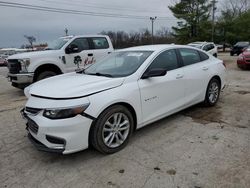 Chevrolet salvage cars for sale: 2018 Chevrolet Malibu LT