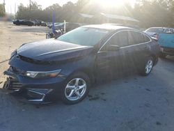 Vehiculos salvage en venta de Copart Savannah, GA: 2017 Chevrolet Malibu LS