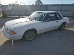 Vehiculos salvage en venta de Copart Florence, MS: 1993 Ford Mustang LX