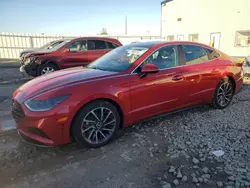 Salvage cars for sale at Appleton, WI auction: 2020 Hyundai Sonata Limited