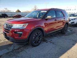 Ford Explorer xlt salvage cars for sale: 2018 Ford Explorer XLT