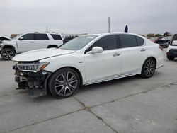 Acura rlx salvage cars for sale: 2018 Acura RLX Sport Hybrid Advance