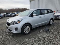 Salvage cars for sale at Windsor, NJ auction: 2015 KIA Sedona L