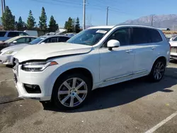 Salvage cars for sale at Rancho Cucamonga, CA auction: 2016 Volvo XC90 T6