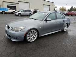 Salvage cars for sale at Woodburn, OR auction: 2008 BMW 550 I